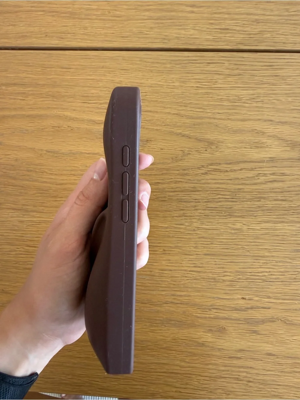 RHODE Brown Silicone iPhone Case